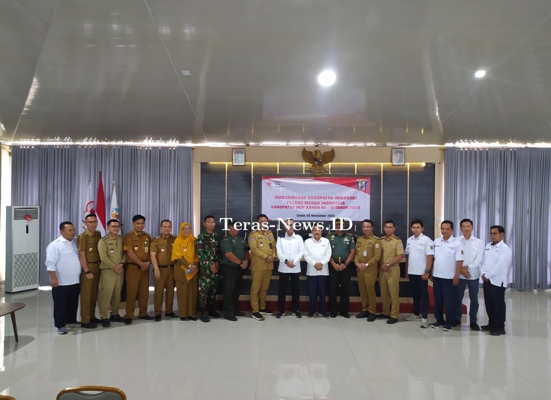 Raden Adipati Surya Terpilih Menjadi Ketua PMI Way Kanan Periode 2025–2030