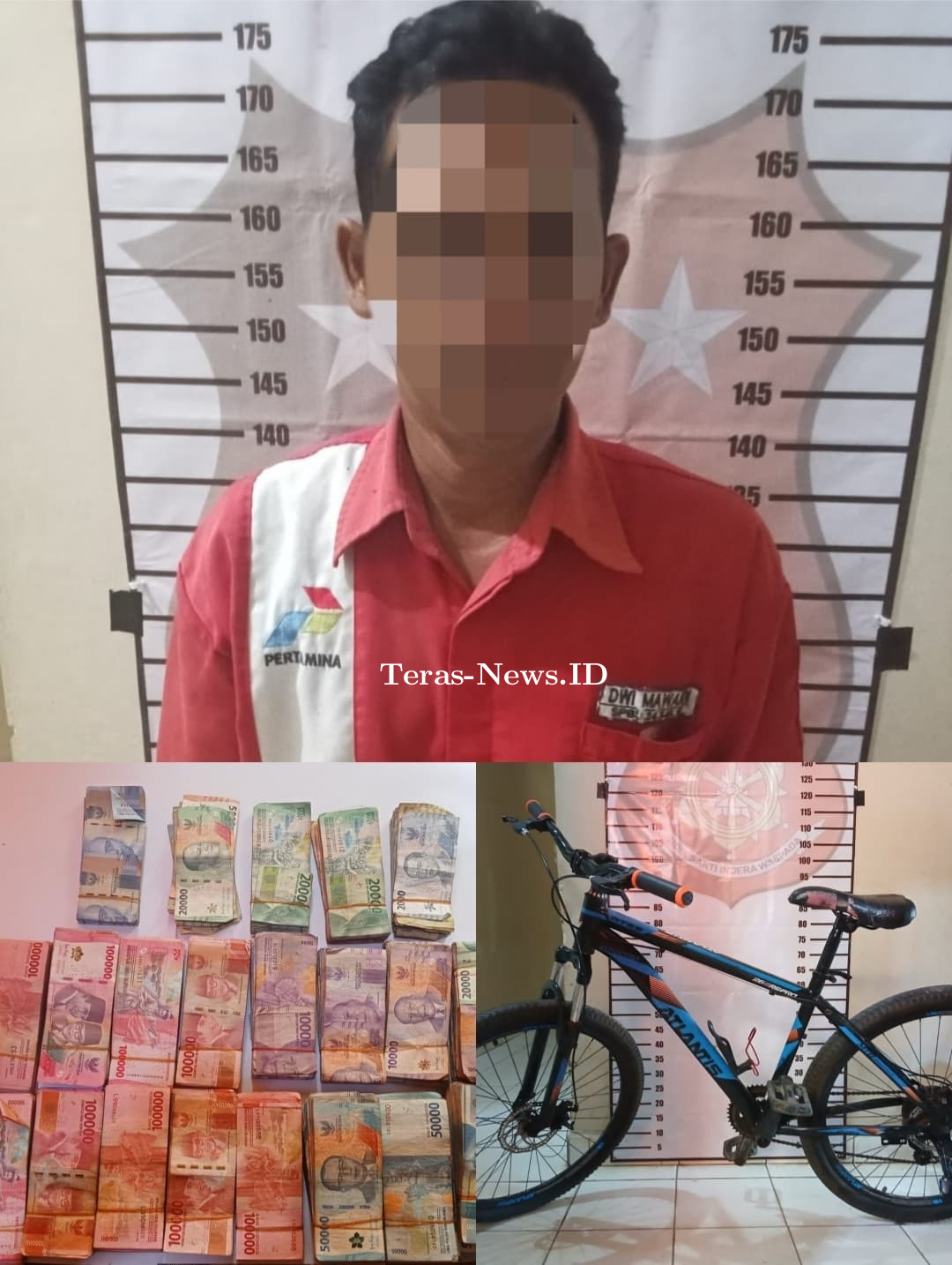 DM (43) Diduga Pelaku Kasus Curat Di SPBU 24.345.101