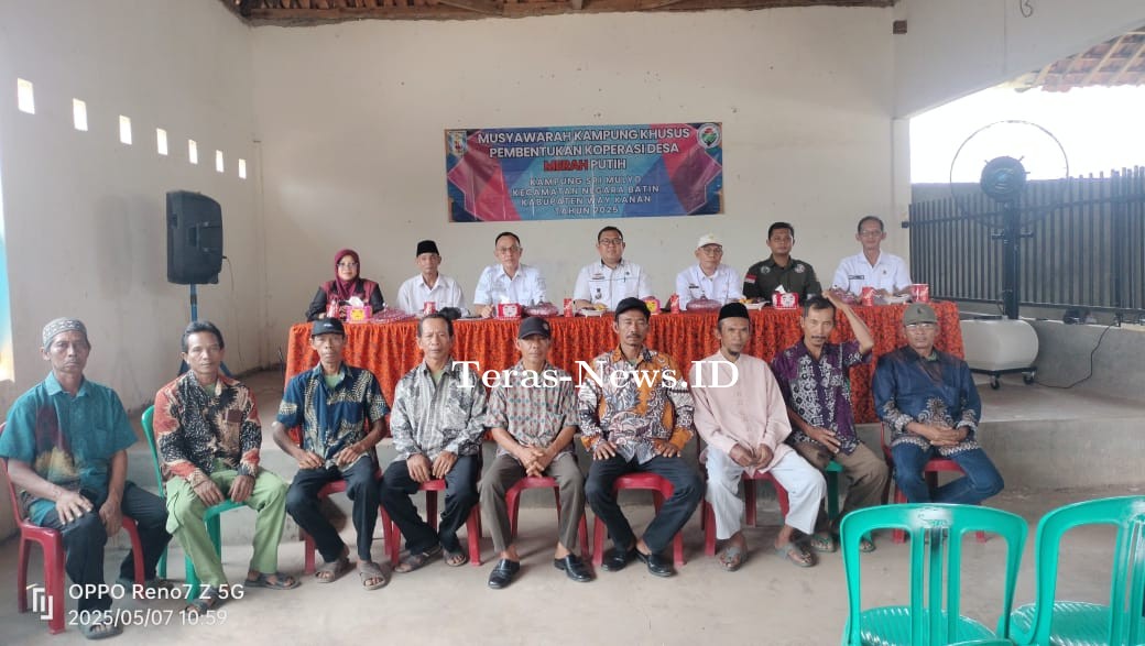 Pemerintah Sri Mulyo ( Amrullah.Ab ) Tetapkan Pengurus Dan Pengawas Koperasi Merah Putih Kampung Sri Muylo